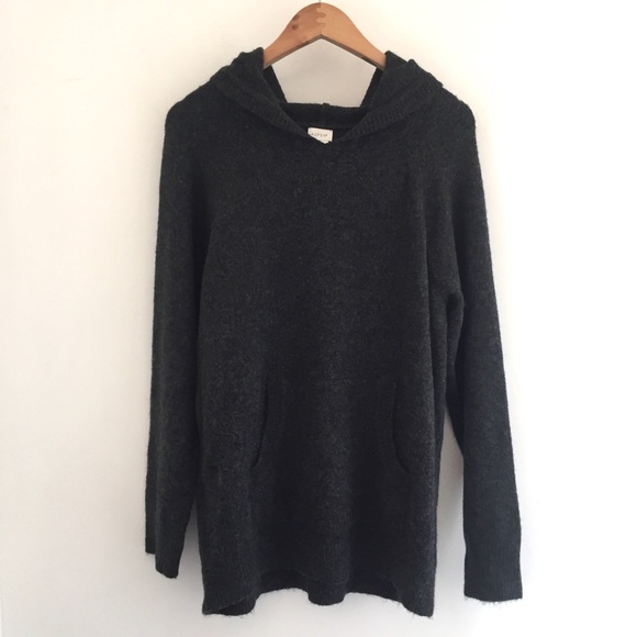 ASPEN Wool Blend Hooded Sweater Sz L - Picture 1 of 7